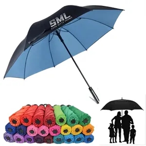 Custom Logo 34 Inches Automatic Open Golf Umbrella