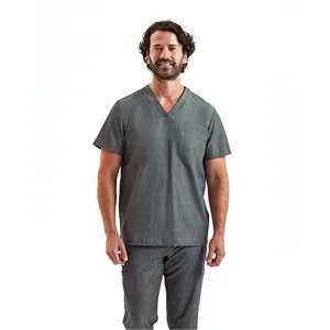 Onna By Premier Men's Limitless V-Neck Stretch Scrub Top