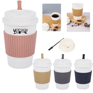 Simple Wheat Straw Portable Mug 50 MOQ