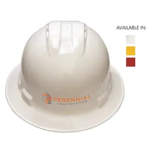 Quartz Vented Full Brim 4 Point Ratchet Hard Hat