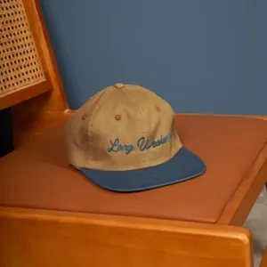 6-PANEL HAT - FLAT BRIM - UNSTRUCTURED - COTTON TWILL