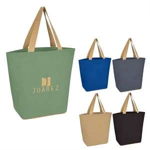 Marketplace Jute Tote Bag