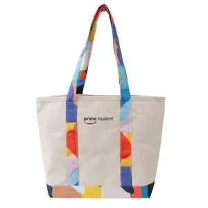 Custom Logo Full Color Beach Tote Bag