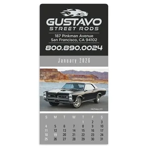 Press-N-Stick Cruisin' Cars Calendar