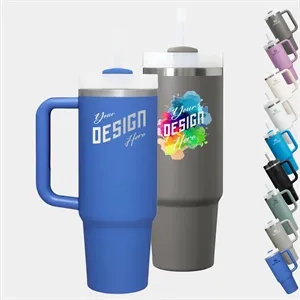 30 oz Stanley® Stainless Steel Insulated Quencher Travel Mug