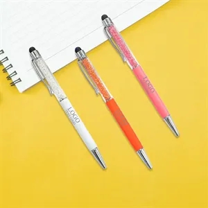 Crystal Stylus Retractable Ballpoint Pen