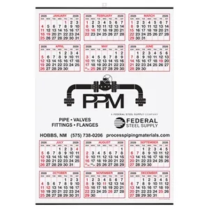 Year at a Glance Calendar (19.5 x 27)