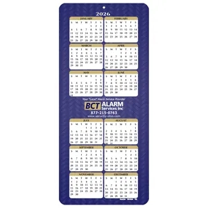 Year On-A-Page Calendar Card