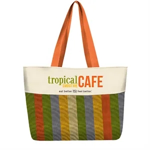 Custom Logo Mesh Tote Bag