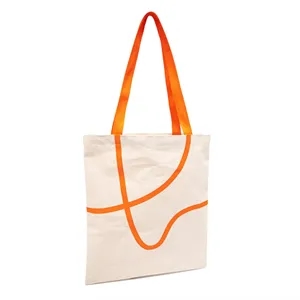 Custom Logo Recycled Canvas Magazine Tote Bag