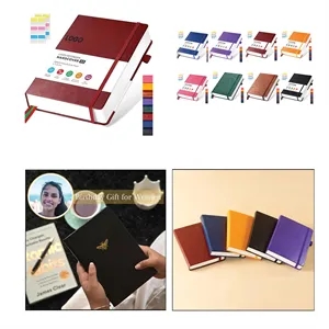 Custom Logo PU Thick Leather Notebook Diary