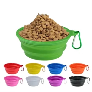 Silicone Travel Folding Pet Bowl