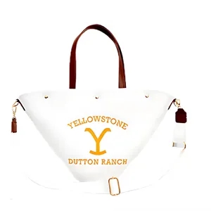 Custom Logo Triangle Tote Bag