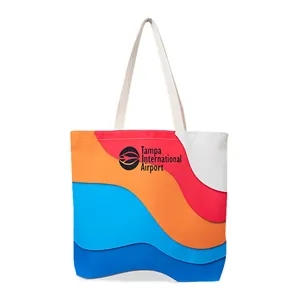 Custom Logo Open Tote Bag