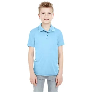 UltraClub Youth Cool & Dry Mesh Pique Polo