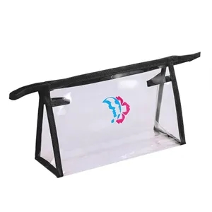 Clear Travel Carrier Pouch For Cosmetic & Toiletries