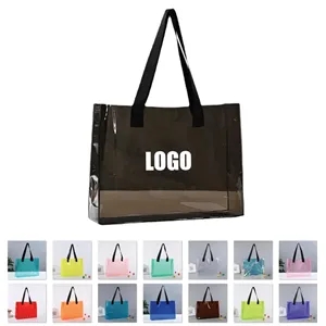 Large Capacity PVC Clear Tote Bag