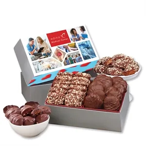 Toffee & Pecan Clusters in Gift Box with Full Color Sleeve