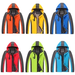 Custom Logo Outdoor Sports Breathable Hoodie Waterproof Camping Jacket