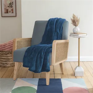 VelvetLoft® Throw- Navy