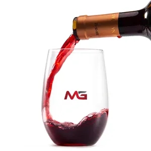14Oz Drop Resistant Plastic Red Wine Glasses