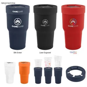 30 Oz. Reynolds Stainless Steel Tumbler With Silicone Lid