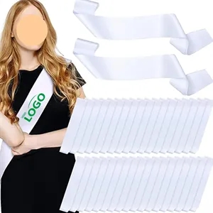 Party Satin Multicolor Blank Shoulder Straps Customizable