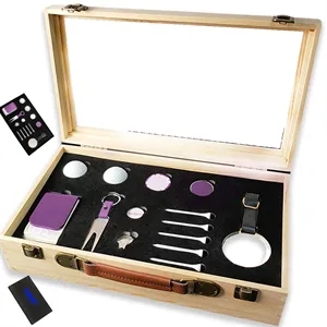 Custom Logo Deluxe Golf Accessory Set Ball Markers Tees Divot Tool