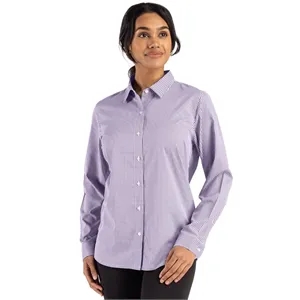 Cutter & Buck Skyline Epic Confidence Recycled Gingham Wo...