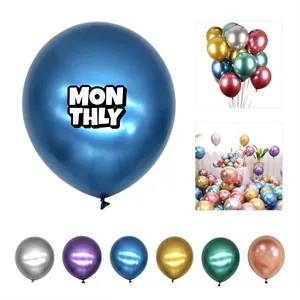 10" Metallic Color Latex Balloon