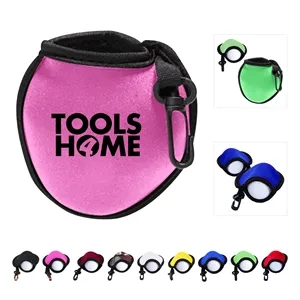 Neoprene Golf Ball Cleaning Pouch