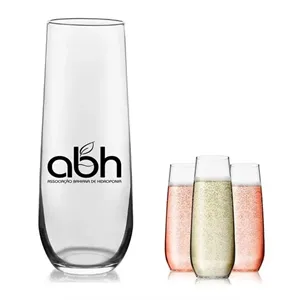 9 Oz. Stemless Plastic Wine Glasses