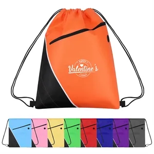 Custom Logo Non Woven Hit Sports Pack With Front Zipper