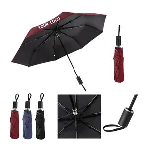 Custom Logo Portable UV-Protective Folding Umbrella