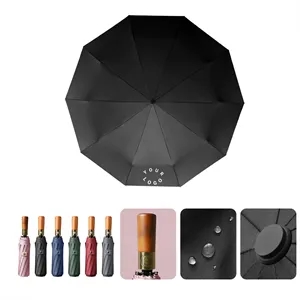 Custom Logo MOQ 50 One-Click UV-Protective Large Umbrella