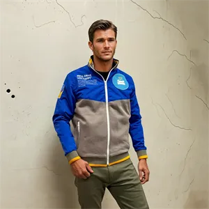 Custom Logo Build Your Own Fleece & Satin Hybrid Track Jacket