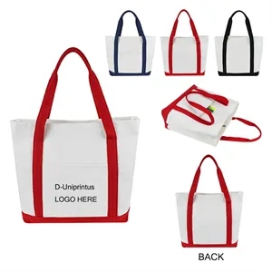 Mini Canvas Boat Tote Bags