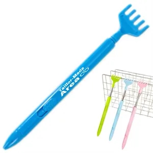 Custom Logo Portable Multi-Function Back Scratcher Retractable Pens
