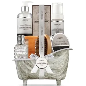 Rosemary Peppermint Body Care Treatment - 9Pc Relaxing Gift