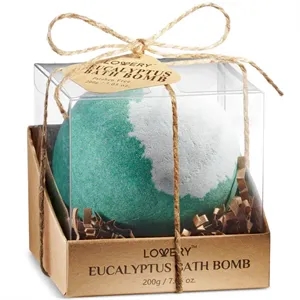 Eucalyptus Handmade Bath Bomb - 7oz Fizzy Natural Spa Bubble