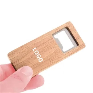 Wooden Credit Card Bottle Opener