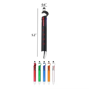Custom Logo Customizable 4-color Touch Screen Holder Ballpoint Pen