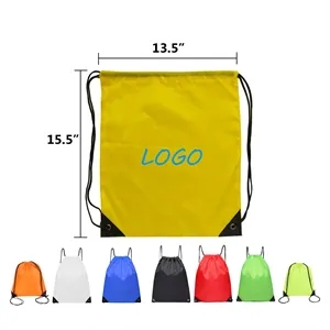 Customizable Multi-Color Drawstring Backpack