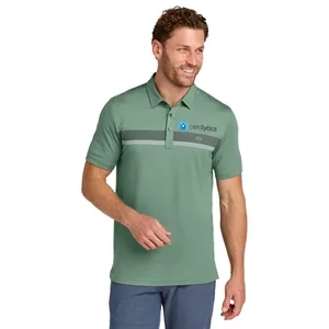 Custom Logo TravisMathew Glenview Stripe Polo