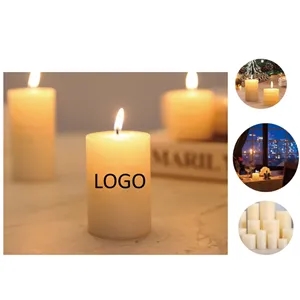 Wholesale Unscented Pillar Candles Long Burn
