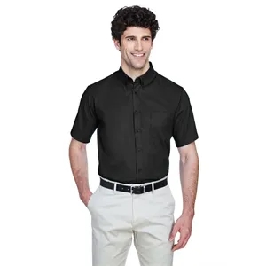 CORE365 Men's Tall Optimum Short Sleeve Twill Dress Shirt