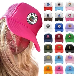 Full Color Embroidered Trucker Hat