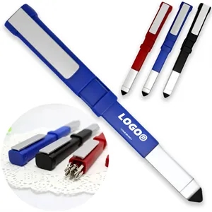 Multifunction Tool Pen with Screwdrivers Stylus Phone Stand