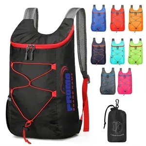 Custom Logo Lightweight Foldable Backpack Waterproof Hiking Bag Travel