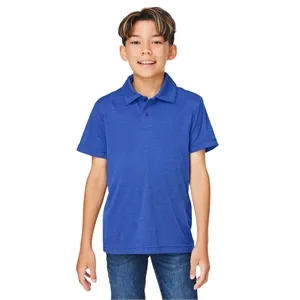 Team 365 Youth Zone Sonic Heather Performance Polo
